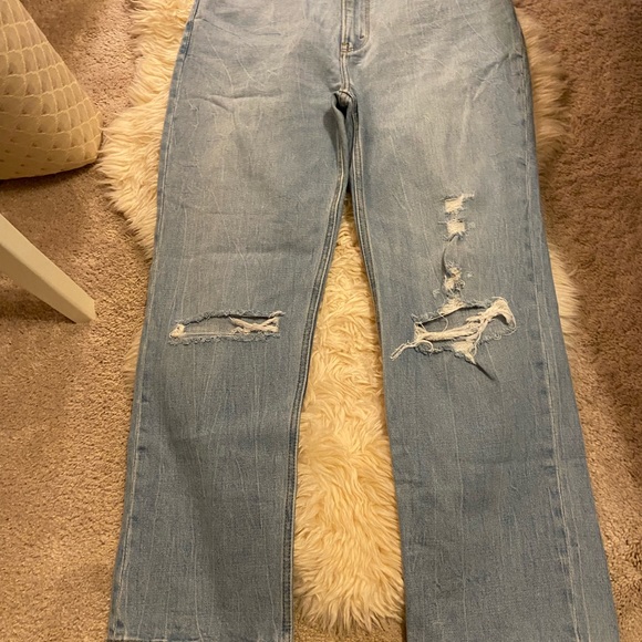 Abercrombie Ankle Straight Ultra High-Rise Jeans Size 8 - Picture 5 of 6